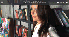 Desktop Screenshot of fedorovaoksana.com